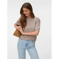 Vero Moda Blusa De Manga Curta Doffy Stitch 2/4 O-neck Knit