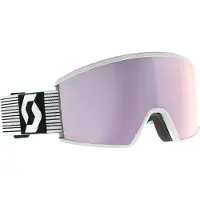 SCOTT - Máscaras ski - Ambit White/Mint Green AMP Lavender Chrome S3 para Unissexo - Branco