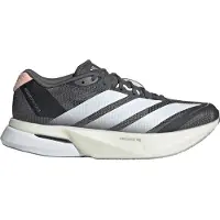 Adidas Sapatilha de corrida 'Adizero Boston 13' cinzento escuro / pêssego / preto / branco