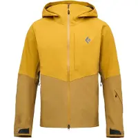 Black Diamond - Casacos ski - M Recon Stretch Shell Amber Flax para Homem - Nylon - Tamanho M - Amarelo
