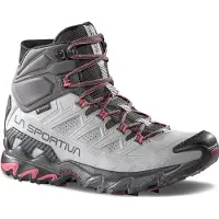 La Sportiva - Calçado caminhada mulher - Ultra Raptor II Mid Leather W GTX Cloud/Redwood para Mulher - Tamanho 39 - Cinzento