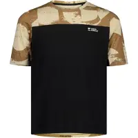 Mons Royale - Vestuário BTT - Diversion Merino Jersey M Mr Grunge/Black para Homem - Nylon - Tamanho L - Preto