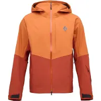 Black Diamond - Casacos ski - M Recon Stretch Shell Saffron Burnt Sienna para Homem - Nylon - Tamanho XL - Laranja