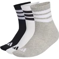 Adidas Meias de desporto 'Ess' cinzento / preto / branco