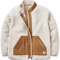 Passenger - Marcas - Clover Recycled Sherpa Fleece W Vintage White para Mulher - Tamanho S