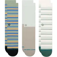 Stance Meias bege claro / bege escuro / azul real / verde pastel