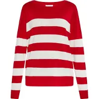 Usha Pullover vermelho / branco