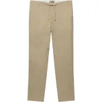 Superdry para homem. M7011509A Calça Merchant Linen Pant bege (M), Casual, Linho