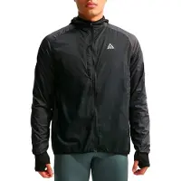 Nike - Vestuário trail corrida - M UV Aireez Jkt Black Black Summit White para Homem - Tamanho XL - Preto