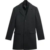Superdry para homem. M5012265A Casaco 2 em 1 à medida Cidade cinzento escuro (S), Casual, Cinza, Lã