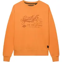 Superdry para mulher. W2012636A Sweatshirt Industry Worker Loose laranja (XS), Casual, Algodão