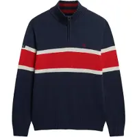 Superdry Suéter Com Meia-zíper Stripe