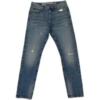 Superdry para homem. M7010888A Calças de ganga slim vintage azuis (34/32), Azul, Casual, Algodão, Denim
