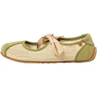 El naturalista para mulher. 25936C1OL005_0G3 Sapatilhas de ballet em pele N5936C verde (41), Tecido, Plano, Cordão, Casual