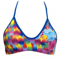 Turbo Top De Biquíni Surf And Flower