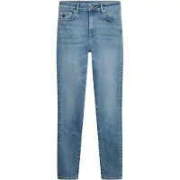 Superdry para mulher. W7011257A Jeans High Rise Skinny azul (28/32), Casual, Algodão, Denim