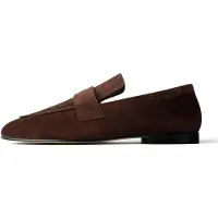 L37 HANDMADE SHOES Sapato Slip-on 'VELVET RIOT' castanho escuro