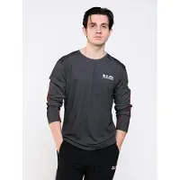 Neverover Camisa funcionais 'Men's Essential Striped Long Sleeve T-shirt' preto