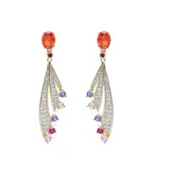 Avant Garde Brincos 'Helenaya' ouro