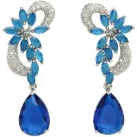 Avant Garde Brincos 'Genevieveya' azul