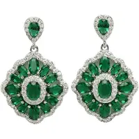 Avant Garde Brincos 'Emiliaina' verde
