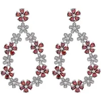 Avant Garde Brincos 'Patriciaya' vermelho