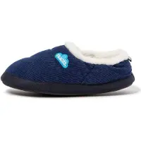 Nuvola Nuvola. Pantufa 'Classic Cordy' azul escuro