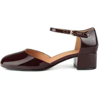 L37 HANDMADE SHOES Sapatos de salto 'LOVE AT FIRST SIGHT' borgonha