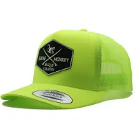 Surf Monkey Boné desportivo amarelo néon
