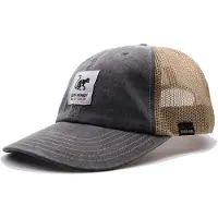 Surf Monkey Boné desportivo 'Trucker Kappe Lona Organico' preto