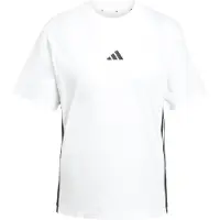 Adidas Camiseta De Manga Curta Essentials 3 Stripes Cotton