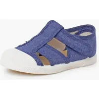 Pisamonas Sapatos abertos azul ganga
