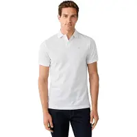 Hackett London para homem. HM5600239 Polo Slim Fit Logo branco (M), Casual, Algodão, Manga curta