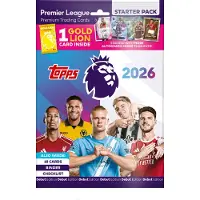 Topps Cartas Colecionáveis Premier League 2025/26 Starter Pack Inglês