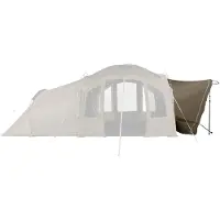 Kampa - Tendas campismo / familiares - Mod 250 Dune Da Tunnel Low para Unissexo - Caqui