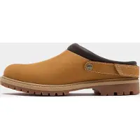 Timberland para mulher. TB0A2PSB7541 Tamancos de Couro Premium castanho (39.5 W), Marrom, Plano, Velcro, Casual
