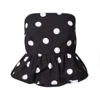 Vero Moda Top 'VMTora' preto / branco