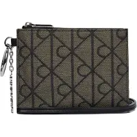 Calvin Klein Estojo 'Logo Hardware Emblem' lamacento / preto