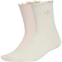 Adidas Meias 'ROSES CREW 2 PAIRS' pó / offwhite