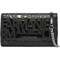 Armani Exchange para mulher. XW000358AF17290UC001 Carteira XW000358AF17290 preta (OSFA), Preto, Casual, Sintético, Poliéster