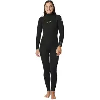 Rip Curl Fato De Neoprene De Manga Comprida Com Fecho No Peito Para Mulher D/patrol 4/3 Mm Perf