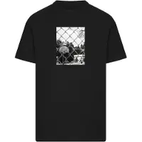 Mister tee Camisa 'Not Just A Game' cinzento / preto / branco