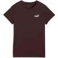 Puma Camisa funcionais 'ESS Small No. 1' chocolate / branco