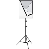 Puluz Conjunto De Estúdio Led Softbox Tripé Lâmpada Led Pu5070eu 50x70 Cm 1 Peças