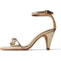 L37 HANDMADE SHOES Sapatos de salto 'DREAMS IN MOTION' ouro