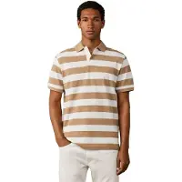 Hackett London para homem. HM5600186 Polo H Str bege (M), Casual, Algodão, Manga curta