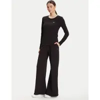 EA7 para mulher. 7W000462_AF13135 Core Lady Baggy Trousers preto (L), Casual, Poliéster