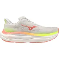 Mizuno - Sapatilhas corrida - Wave Sky 9 Ws GF White/Desert Flower/Lime Pulp para Mulher - Tamanho 7 UK - Laranja