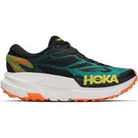 Hoka One One - Sapatilhas trail - Mafate X M Black/Electric Aqua para Homem - Tamanho 9,5 US - Azul