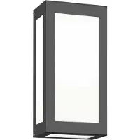 CMD Candeeiro de parede exterior LED com sensor Aqua Rain, antracite